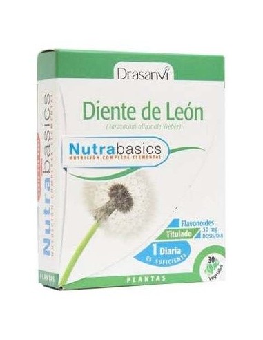 Diente Leon 30 Capsulas Nutrabasicos Drasanvi