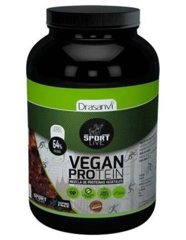 Proteina Vegetal Sabor Brownie Sport 600Gr. de Drasanvi