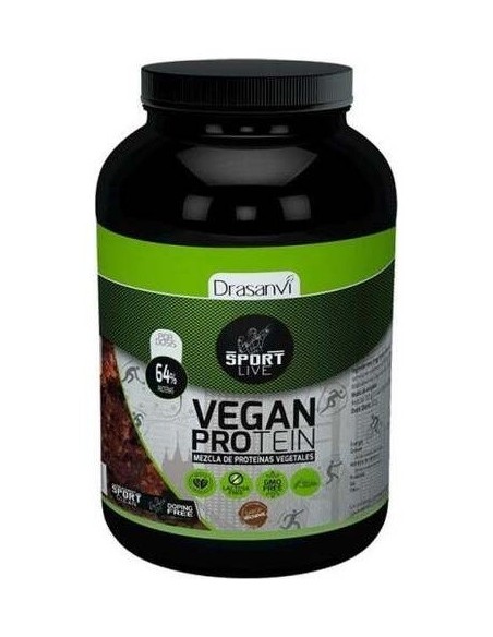 Proteina Vegetal Sabor Brownie Sport 600Gr. de Drasanvi