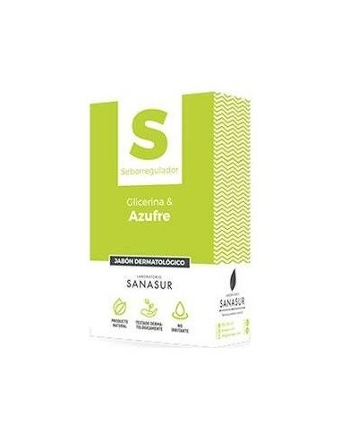 Jabon Glicerina Azufre 100Gr. de Sanasur
