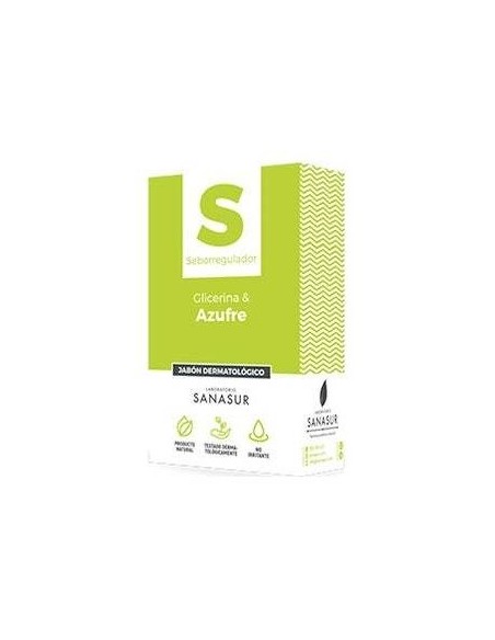 Jabon Glicerina Azufre 100Gr. de Sanasur