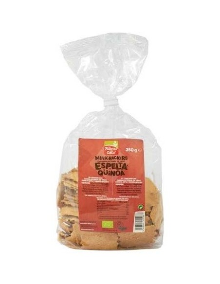 Mini Crackers De Espelta  Quinoa 250Gr. Bio Vegan de La Finestra Sul Cielo