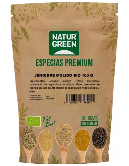 Jengibre Molido 100Gr. Bio Sg de Naturgreen