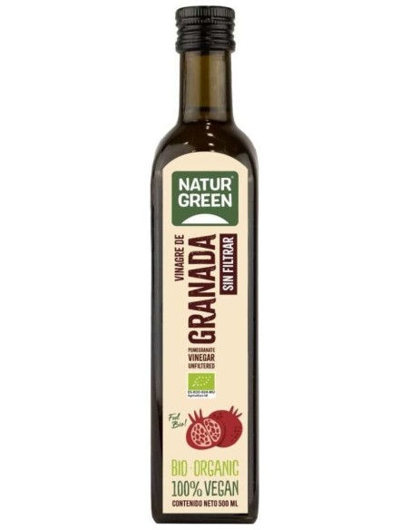Vinagre De Granada Sin Filtrar 500Ml. de Naturgreen
