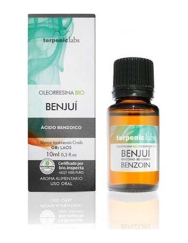 Benjui Aceite Esencial Bio 10Ml. Oleoresina de Terpenic