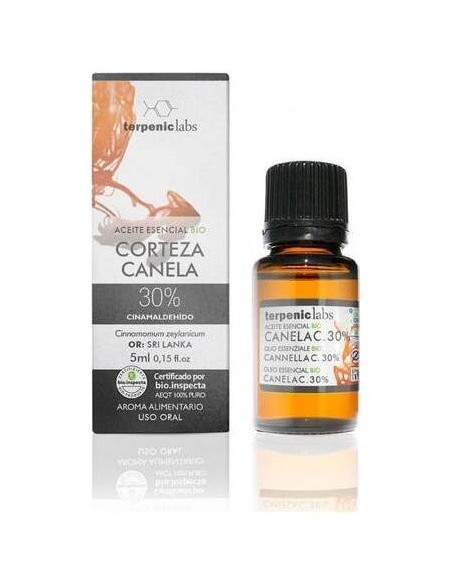 Canela De Ceylan Corteza 30% Aceite Esencial 5Ml. de Terpenic