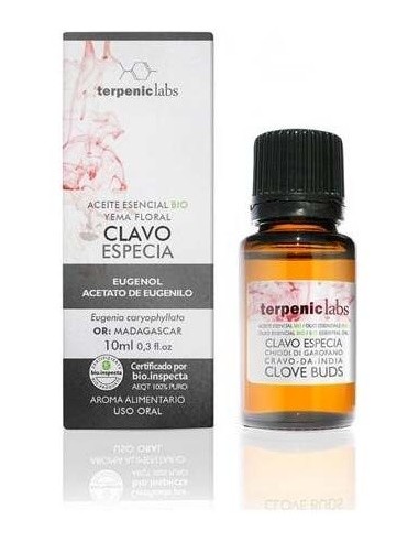 Clavo Especia Aceite Esencial Alimentario Bio 10Ml de Terpenic
