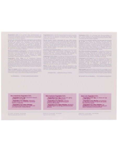 S.O.S. Shine 4 Viales De 10,5Ml de Singuladerm