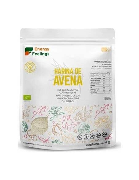 Harina De Avena 1Kg. Eco Vegan Sg de Energy Feelings
