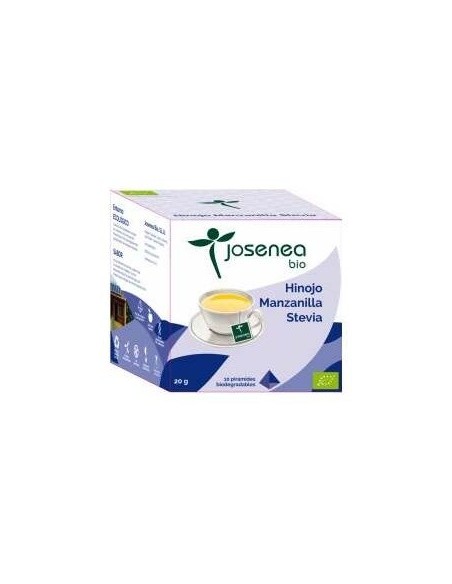 Hinojo-Manzanilla-Stevia 10Piramides Ensobrada Bio de Josenea