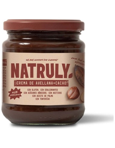 Crema De Cacao Y Avellanas 300Gr. Sg de Natruly