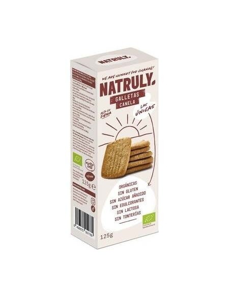 Galletas Cookies Canela Bio, 125 G de Natruly