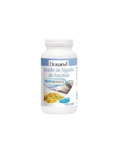 Higado Bacalao Bote 90 Perlas Nutrabasicos Drasanvi
