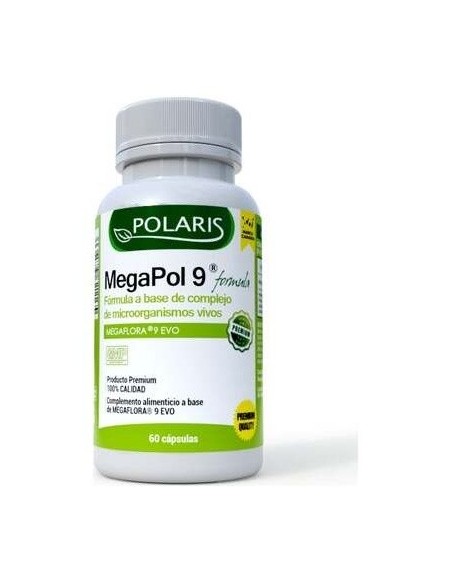 Megapol 9 Evo Probiotico 300 Mg 60 Capsulas de Polaris