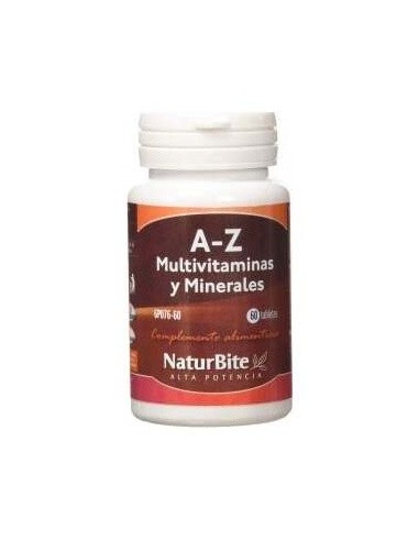A-Z Multivitaminas Y Minerales 60Comp. de Naturbite