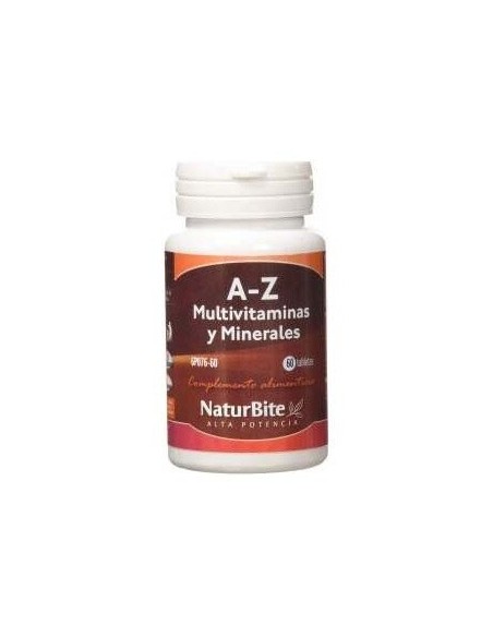 A-Z Multivitaminas Y Minerales 60Comp. de Naturbite