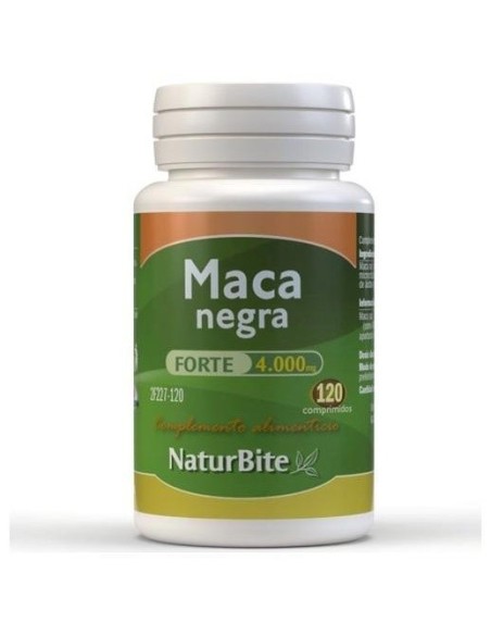 Maca Negra Forte 4000Mg. 120Comp. de Naturbite