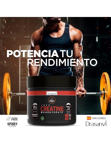 Creatina Monohidrato 300Gr. Sport Live de Drasanvi