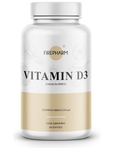 F-Pharm Vitamina D3 60Perlas. de Fire Nutrition