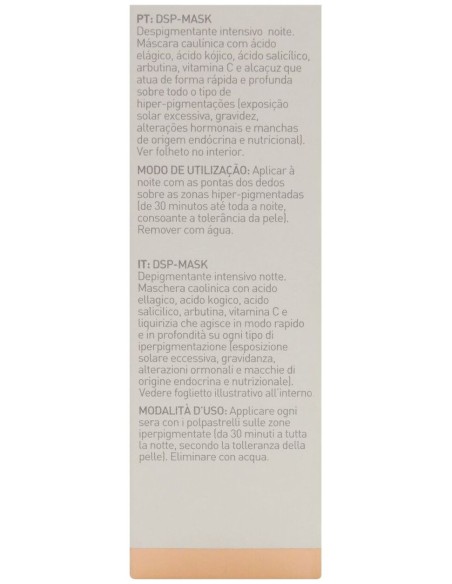 Dsp Mask Pigment Zero Despigmen Inten Noche 30Ml de Martiderm