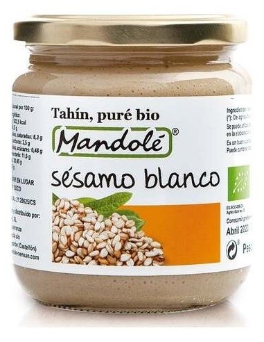 Pure De Sesamo Blanco 325Gr. Bio de Mandole