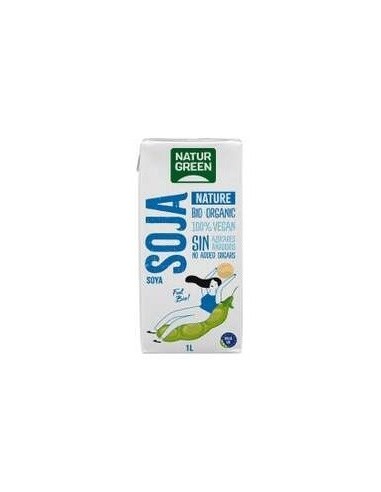 Bebida Vegetal De Soja Nature 1Lt 6Uds. de Naturgreen