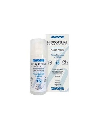 Hidratia Fluido Facial P/Nor/Mixta Spf 15 50Ml de Hidrotelial