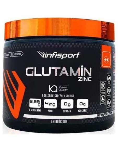 Infisport Glutamin + Zn 300Gr Polvo de Infisport