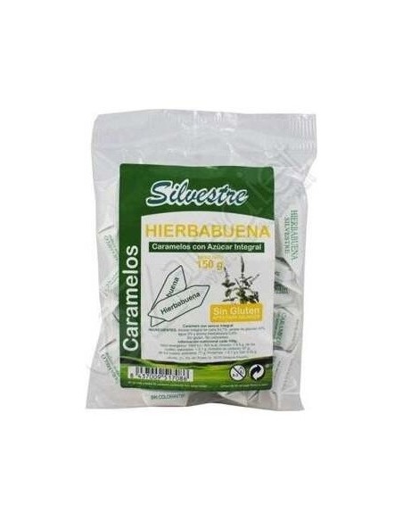 Caramelos De Hierbabuena Azucar De Caña 150Gr. de Silvestre