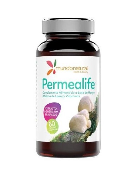 Permealife Melena De Leon 60Cap. de Mundonatural