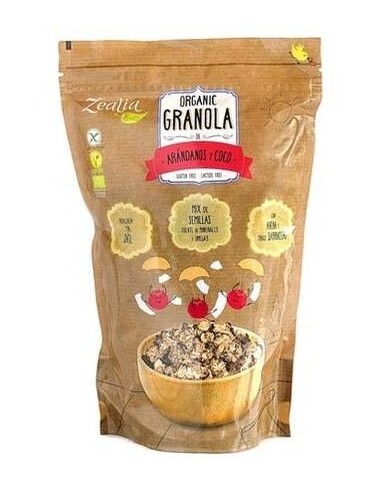Granola De Arandanos Y Coco 300Gr. Bio Sg Vegan de Zealia