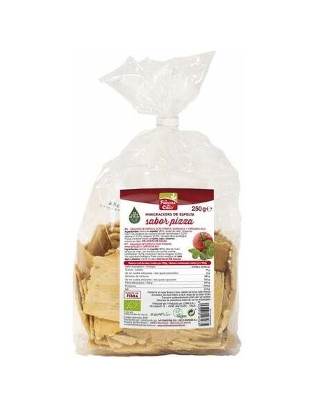 Mini Crackers De Espelta Sabor Pizza 250Gr. Bio de La Finestra Sul Cielo