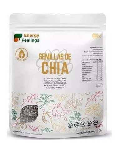 Chia Semilla 1Kg. Vegan Sg de Energy Feelings