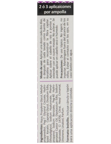 Keratina-Hialuronico Cabello 1Amp 10Ml. de Nuggela & Sule