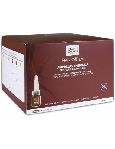 Martiderm Hair System 3Gf Anticaida 28Amp de Martiderm