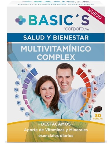 Corpore Basics Multivitaminico Complex 30Perlas de Corpore Diet