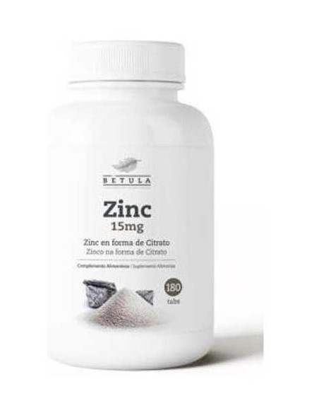 Zinc 15Mg. 180Comp. de Betula