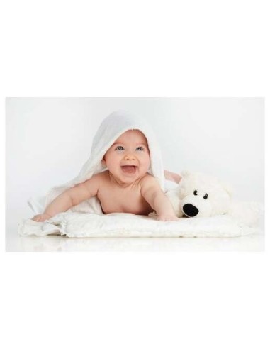 Toalla Microfibra Bebe Con Capucha.Ir53 de Irisana