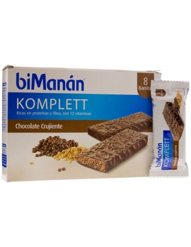 Barritas Komplett Choco Crujiente 8Ud. de Bimanan