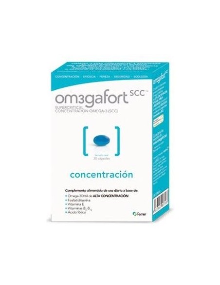 Omegafort Concentracion 30 Cápsulas  Omegafort