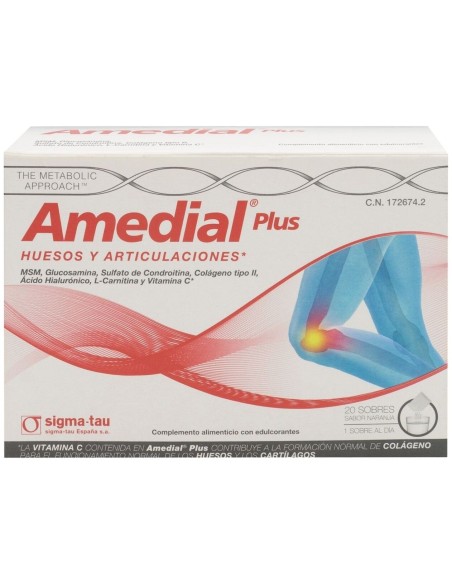 Amedial Plus 20Sbrs. de Alfasigma