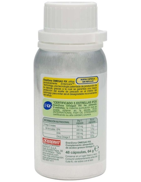 Enerzona Omega 3 Rx 1 Gr 48 Caps de Enerzona