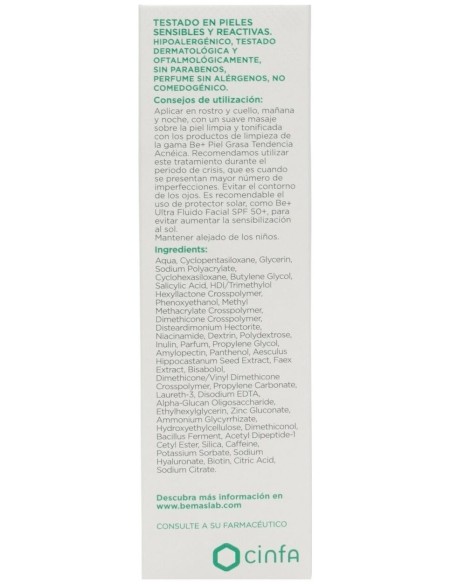 Be+ Acnicontrol Querato Anti-Imperfe 40Ml de Be+