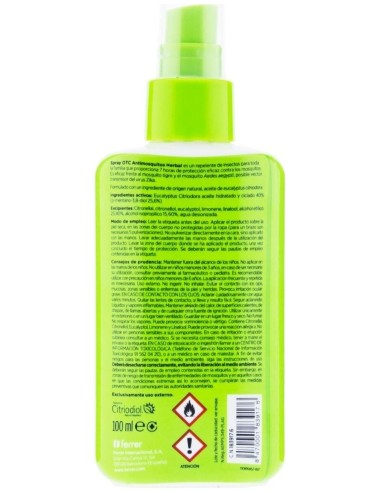 Otc Antimosquitos Spray Herbal 100Ml. de Otc Ferrer