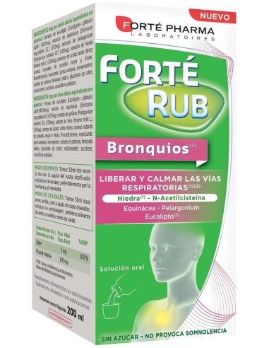 Forte Rub Bronquios Jarabe 200Ml. de Forte Pharma