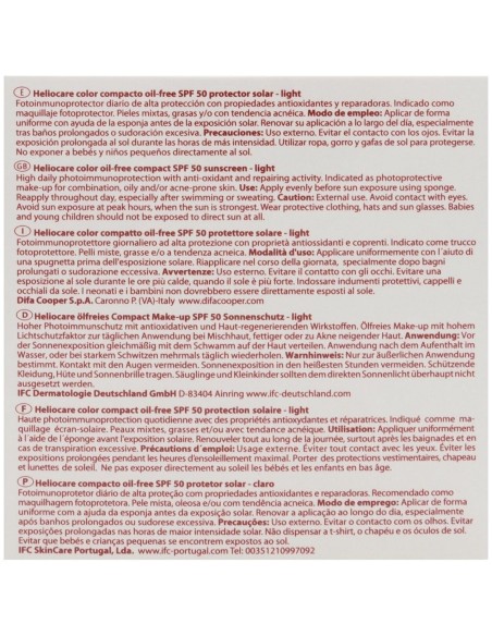 Heliocare Spf50 Compacto Color Light Mate 10Gr. de Heliocare