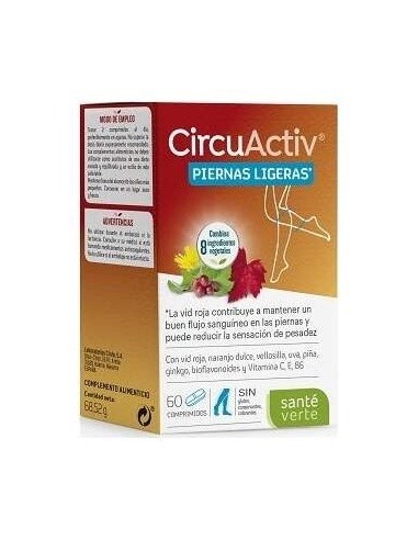 Sante Verte Circuactiv Piernas Ligeras 60Comp de Sante Verte