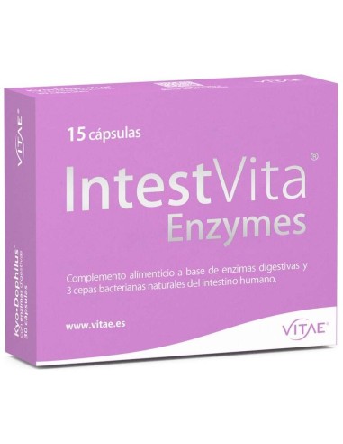 IntestVita Enzymes 15 cápsulas de Vitae