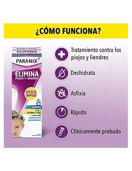 Paranix Champu Elimina 150Ml. de Paranix