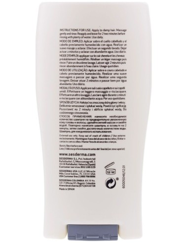 Seskavel Anticaida Champu 200Ml. de Sesderma